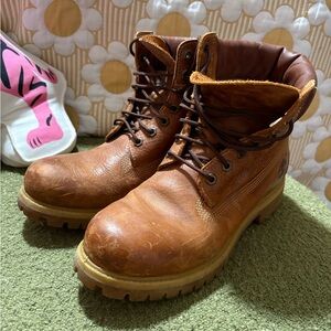 Timberland Men's Tan Leather Boots